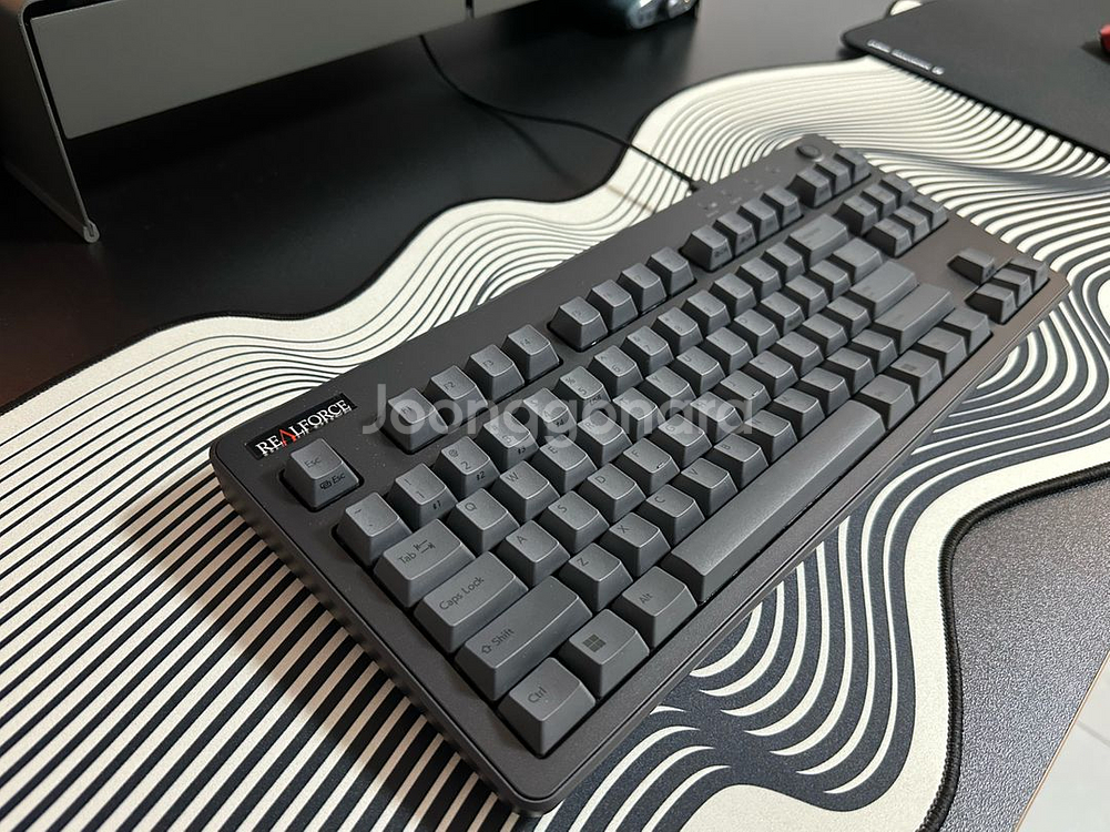 리얼포스 R3 TKL 45g 블랙 최최최상급 팝니다.--0