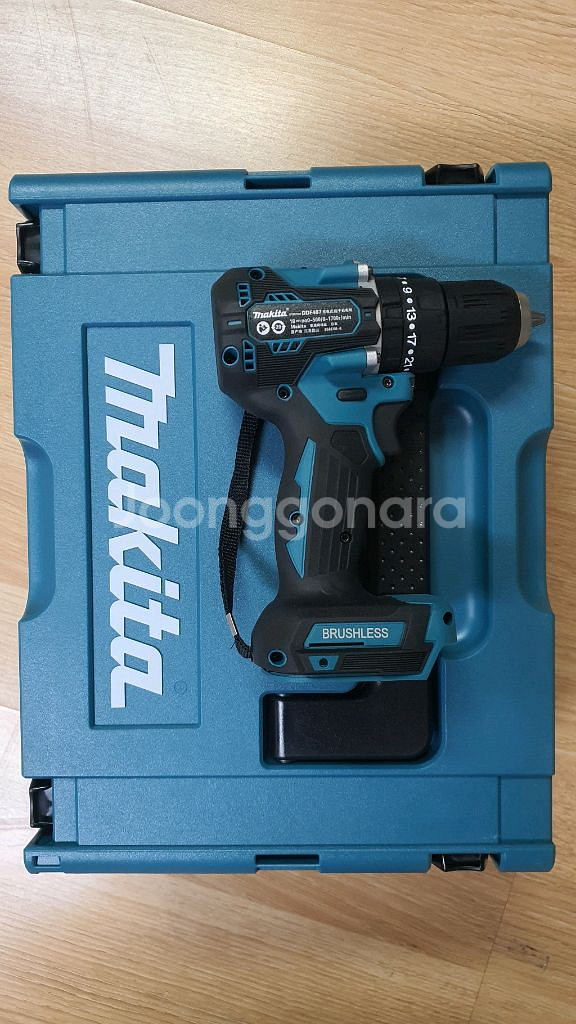 마끼다 18V 브러시리스 드릴 풀세트 + 마끼다 정품 공구함--3