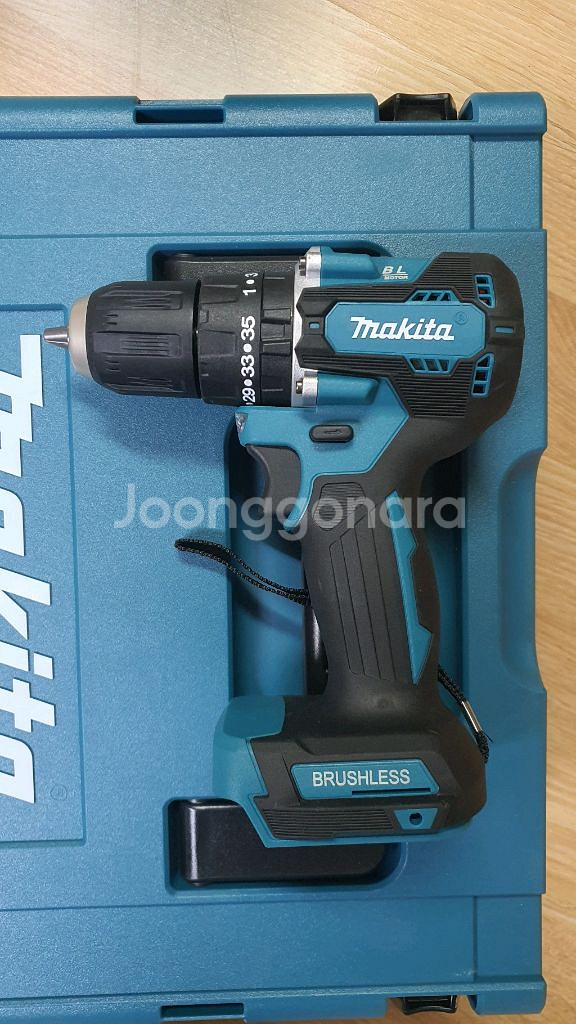 마끼다 18V 브러시리스 드릴 풀세트 + 마끼다 정품 공구함--4