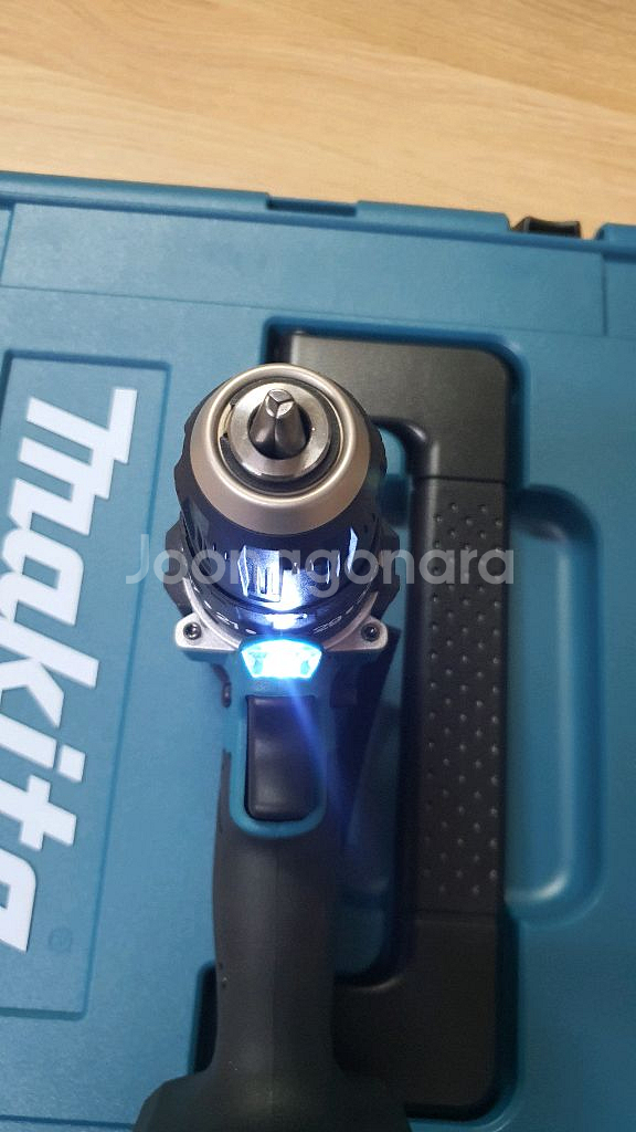 마끼다 18V 브러시리스 드릴 풀세트 + 마끼다 정품 공구함--5