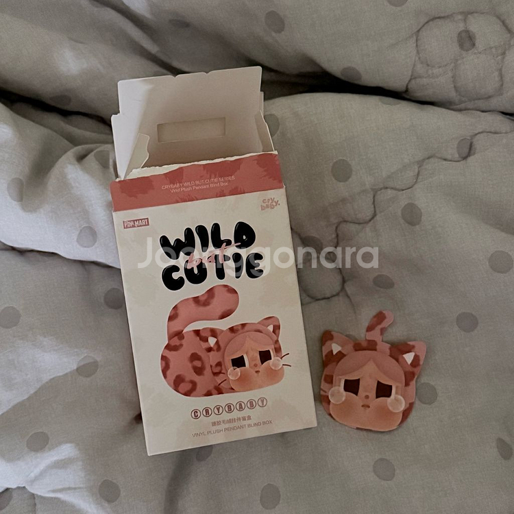 팝마트 크라이베이비 표범 냥이 시리즈 핑크 냥이--0