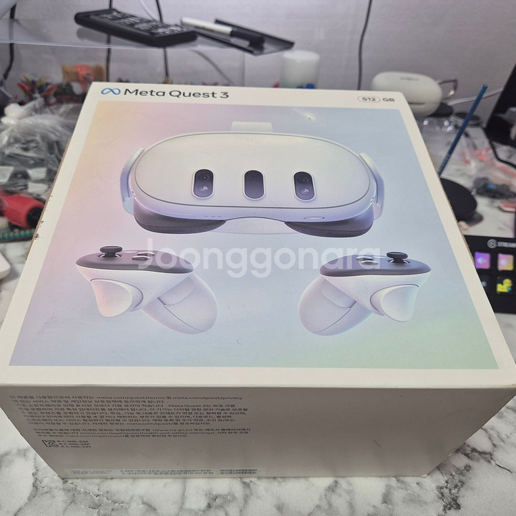 메타퀘스트3 512GB 풀박 팝니다.(악세포함)--0