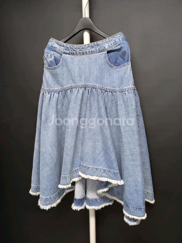 럭키슈에뜨 춘하추 언발 롱 스커트 55.44--2