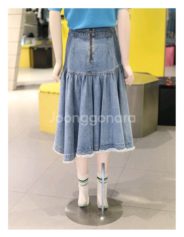 럭키슈에뜨 춘하추 언발 롱 스커트 55.44--8