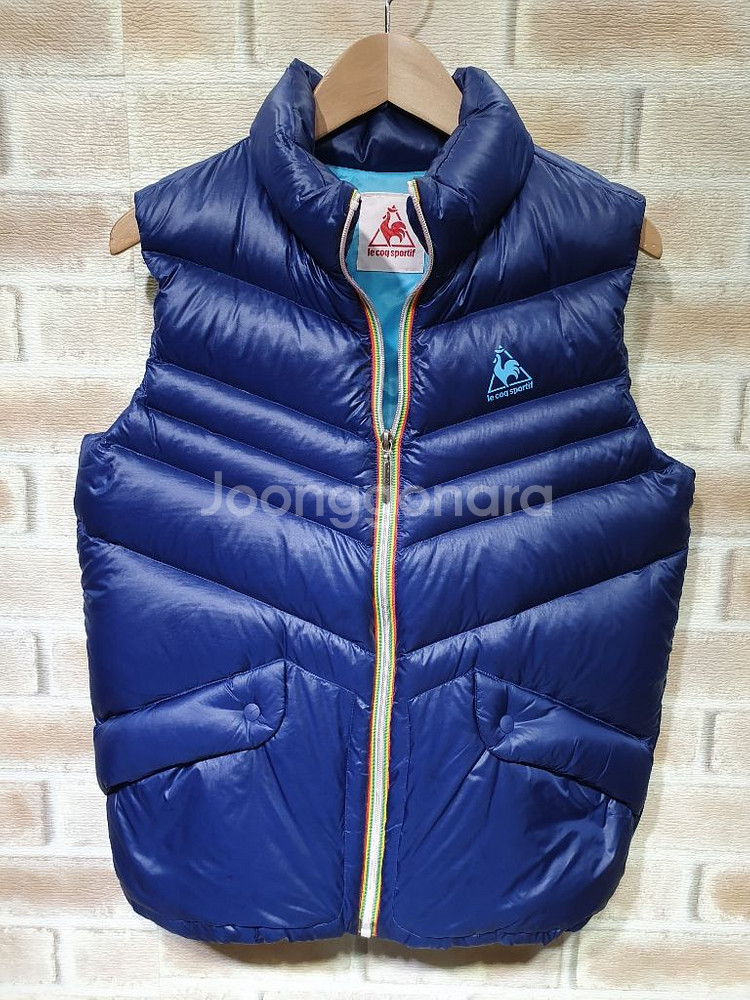 르꼬끄 정품 거위털 패딩 조끼 85--0