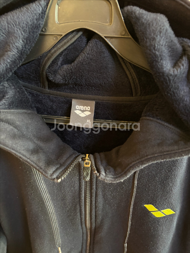 아레나 남성 후드 집업 XL--1