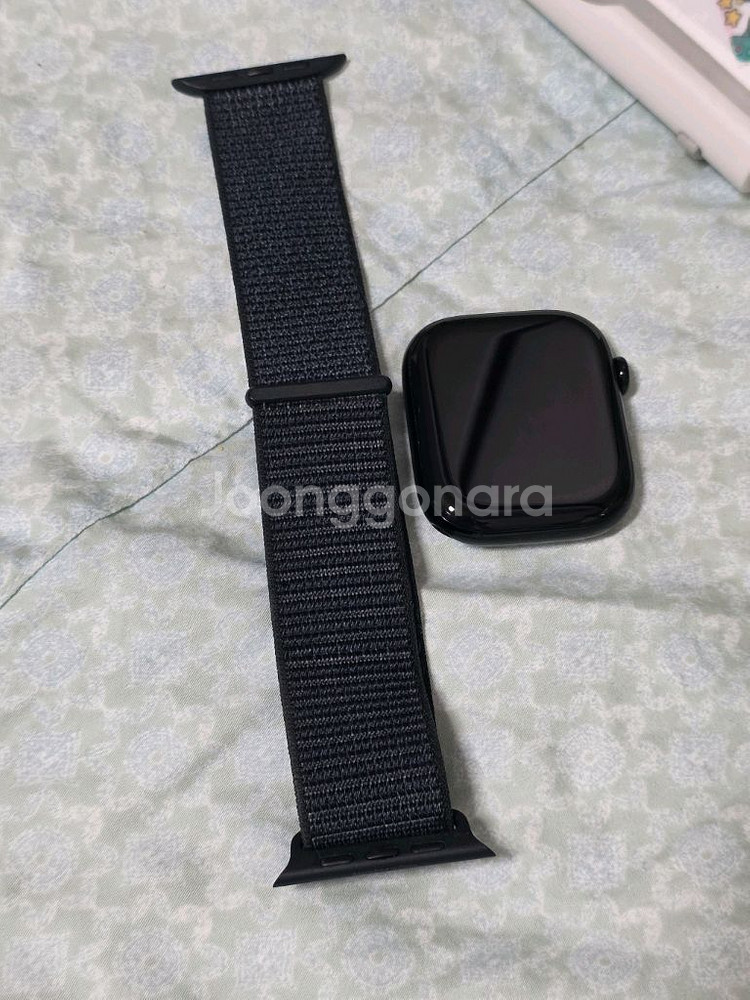 애플워치 10 GPS 제트블랙 46mm 잉크 스포츠 루프--0