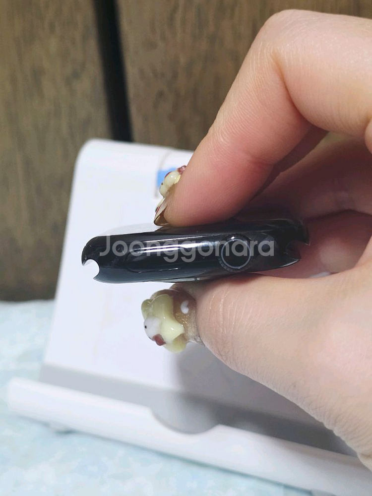 애플워치 10 GPS 제트블랙 46mm 잉크 스포츠 루프--4