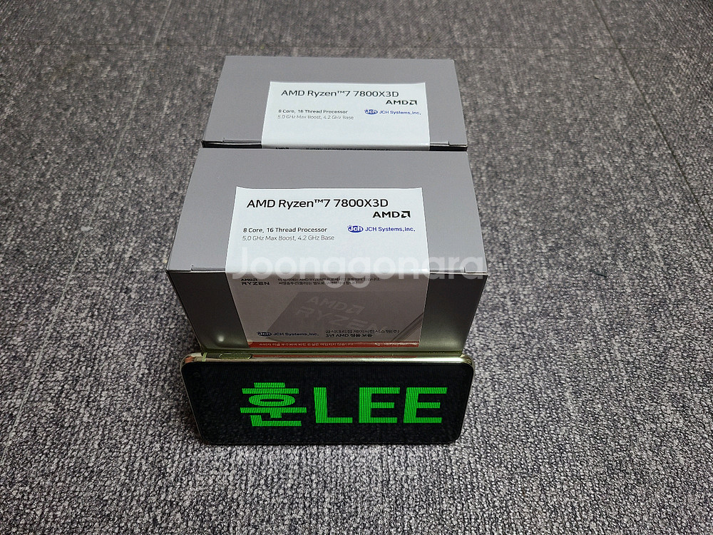 AMD 라이젠7 7800X3D 미개봉 팝니다.--1