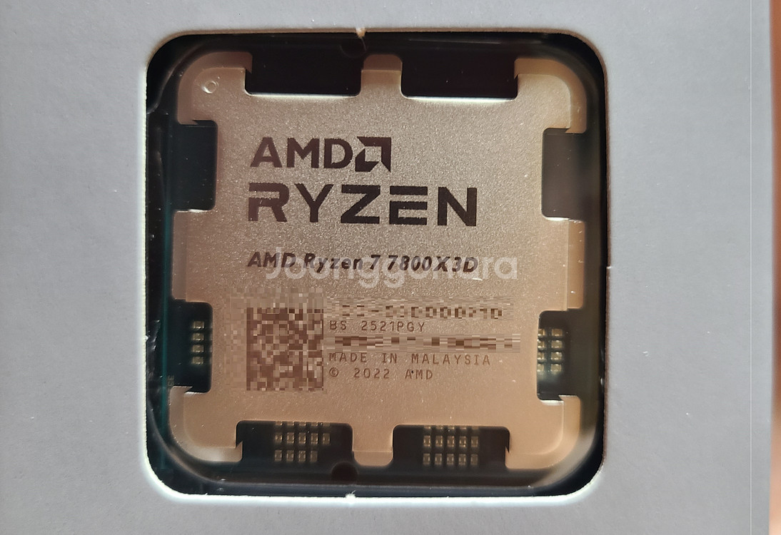 AMD 라이젠7 7800X3D 미개봉 팝니다.--0
