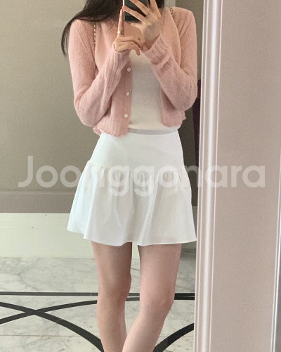 르플레인 키드모헤어 가디건--2