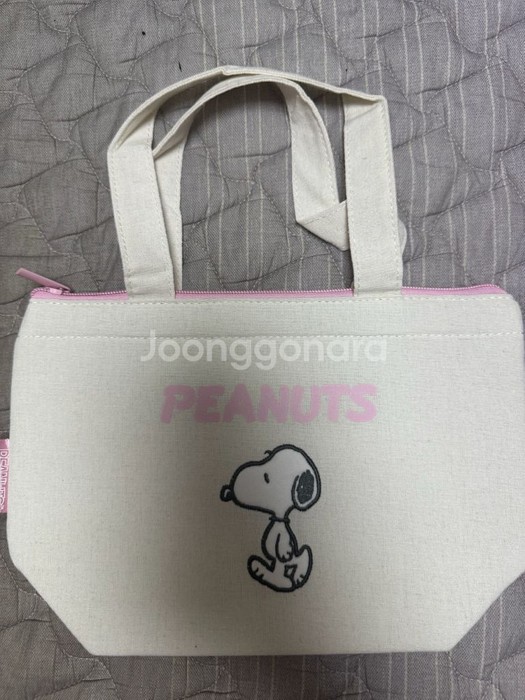 피너츠 스누피 보냉 토트백--1