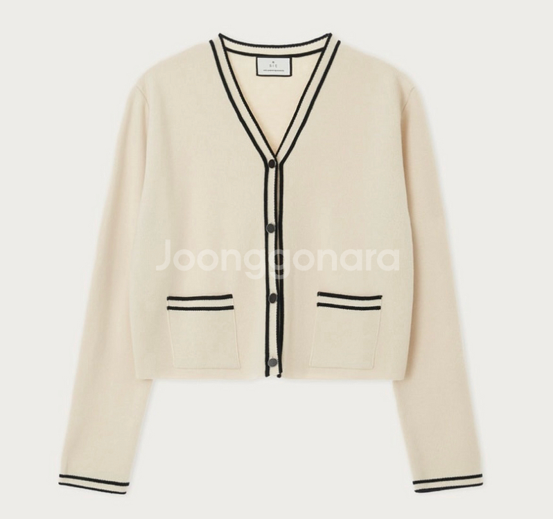 시에sie 카멜리 가디건 크림아이보리F (단추금장)--0