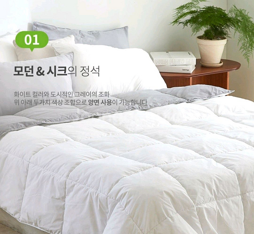 [김수자] Kingform 퓨어라벨 프리미엄 구스이불구스 이불로 호텔 침구로 납품하는 제품입니다!!--5