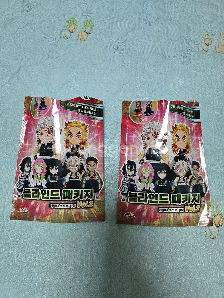 [교환] 귀멸의 칼날 블라인드 패키지 캐릭터 소포트 키링--1