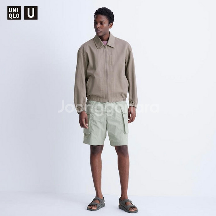 유니클로 & 르메르 콜라보 파라슈트 카고 쇼트 팬츠--5