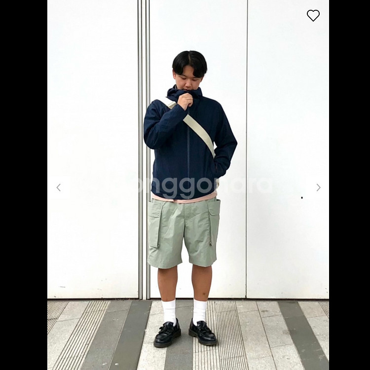 유니클로 & 르메르 콜라보 파라슈트 카고 쇼트 팬츠--9