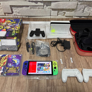 닌텐도 스위치 oled 스플래툰3 에디션 팝니다.