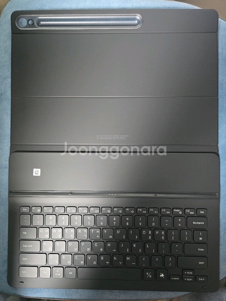 갤럭시탭 s10 fe 플러스 슬림ai키보드북커버--1