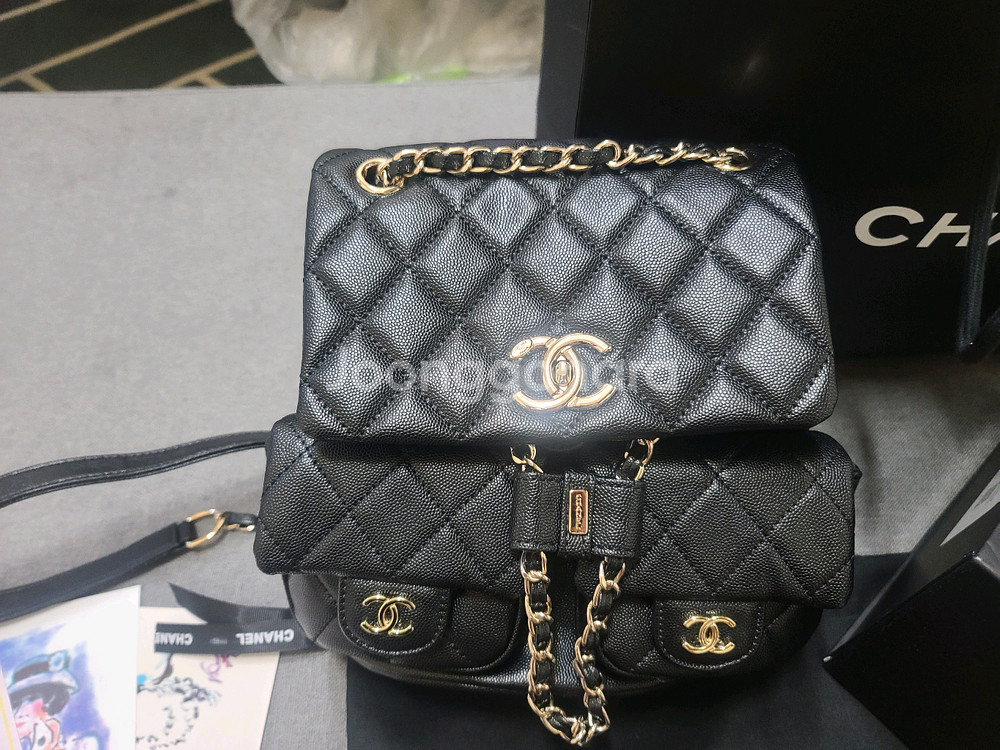 샤넬 듀마백팩--2