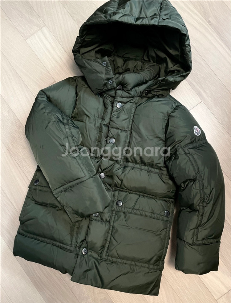 몽클레어 키즈 카키 패딩 점퍼 자켓 6y--0