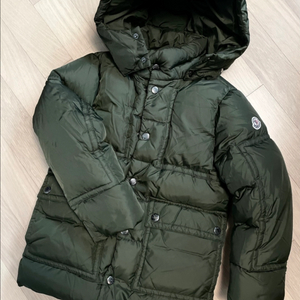 몽클레어 키즈 카키 패딩 점퍼 자켓 6y