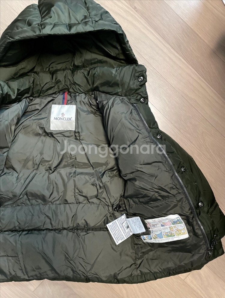 몽클레어 키즈 카키 패딩 점퍼 자켓 6y--1