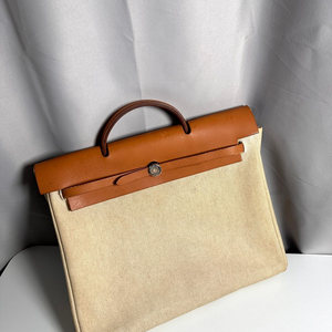 에르메스 에르백 카빈 39 베이지 & 내추럴 가죽