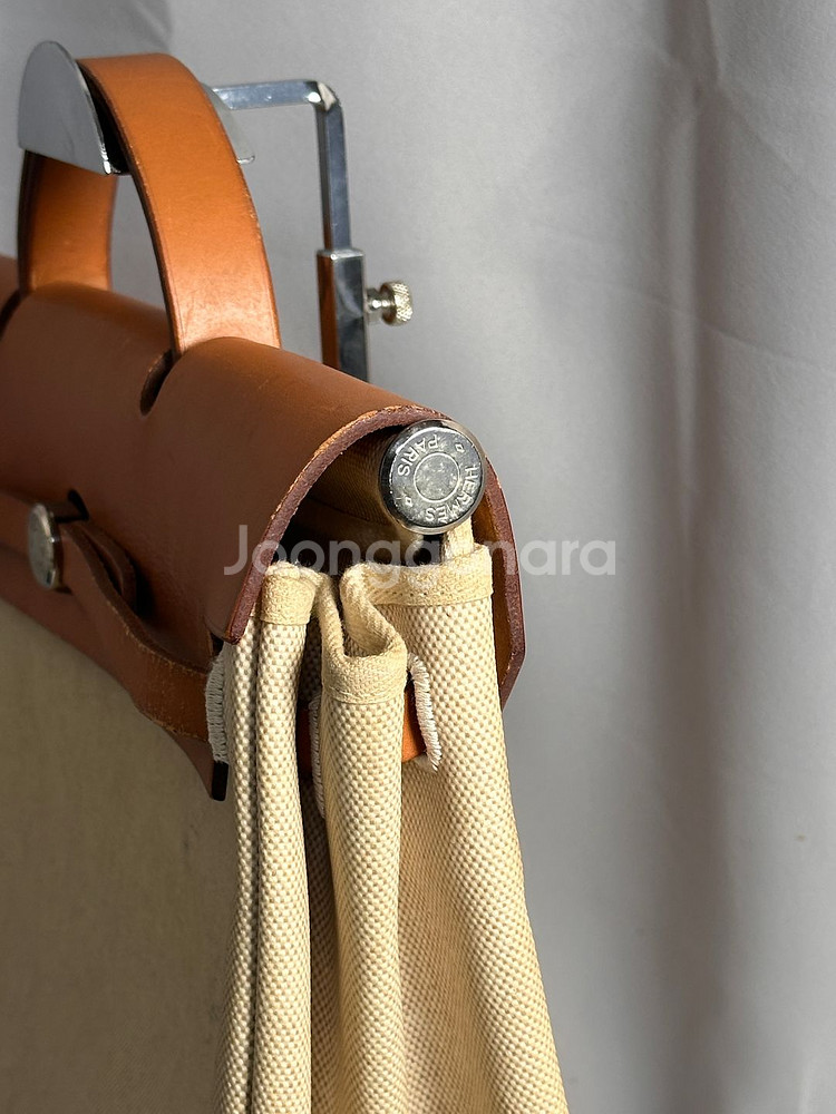 에르메스 에르백 카빈 39 베이지 & 내추럴 가죽--7