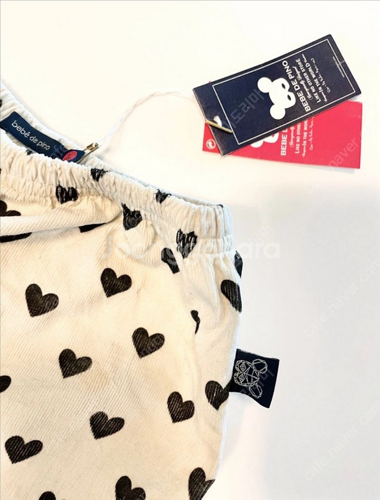 봉통 코듀로이 점퍼 코트 & 베베드피노 하트 바지 베기--4