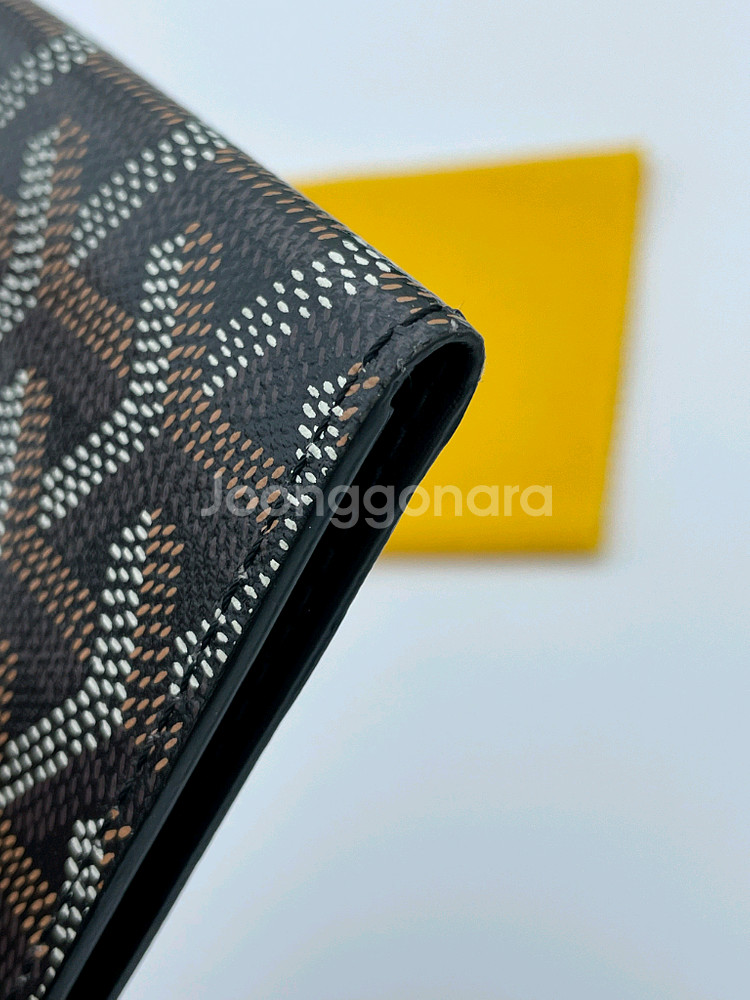 [ 풀구성 / 새상품급 ] 고야드 인서트 카드지갑 블랙--8