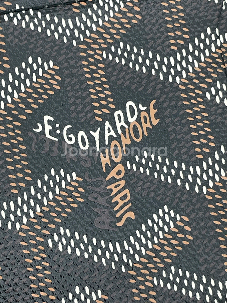 [ 풀구성 / 새상품급 ] 고야드 인서트 카드지갑 블랙--5