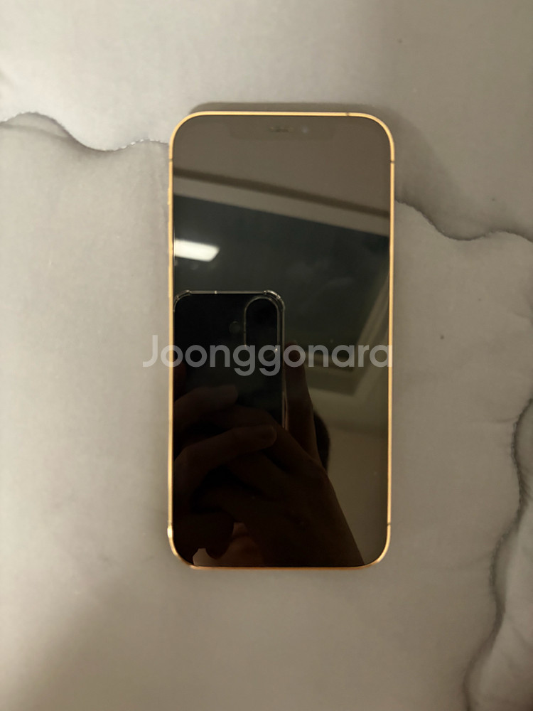 아이폰12 프로 골드--1