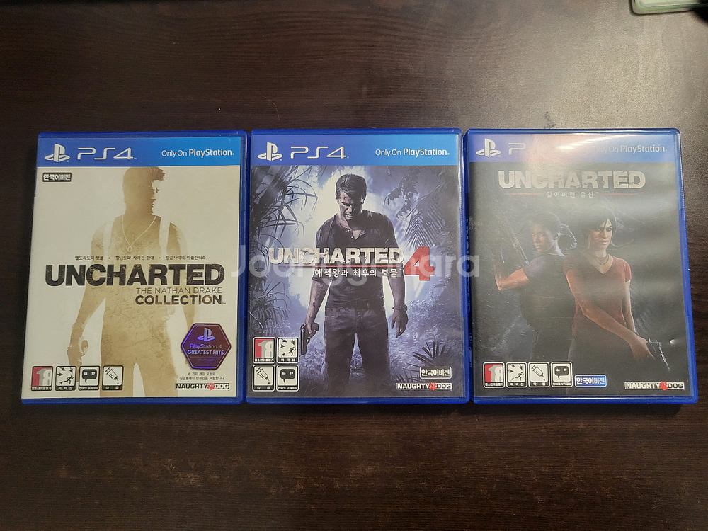 PS4 타이틀 언차티드 전편(1,2,3합본,4,잃어버린유산)--0
