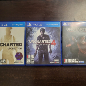 PS4 언차티드 전편(1,2,3합본,4,잃어버린유산)