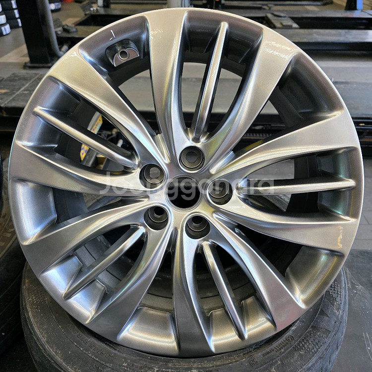 제네시스 G80 DH 19인치 정품 휠 세트 팔아요--3