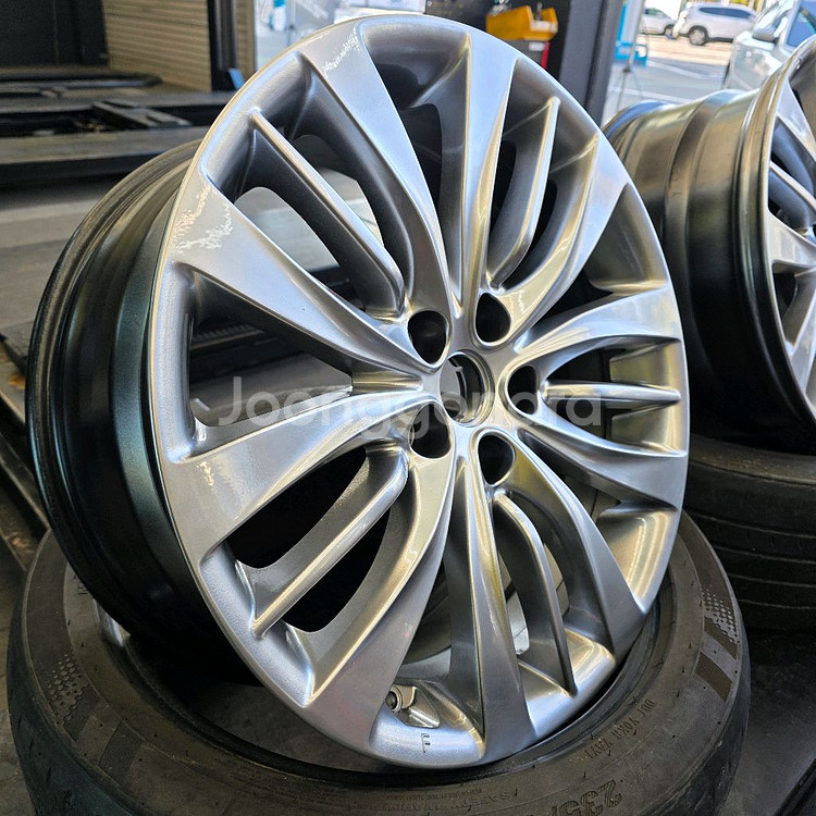 제네시스 G80 DH 19인치 정품 휠 세트 팔아요--5