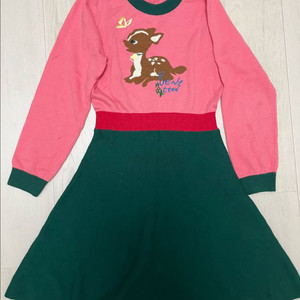 여아 130 블라우스 원피스 2 티 치마 양말 일괄 (베네통 아이러브제이 프랜치캣)