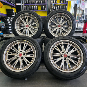 사제 18인치 웨즈크란제 앨보라 스타일 중고 휠타이어 215 55 18