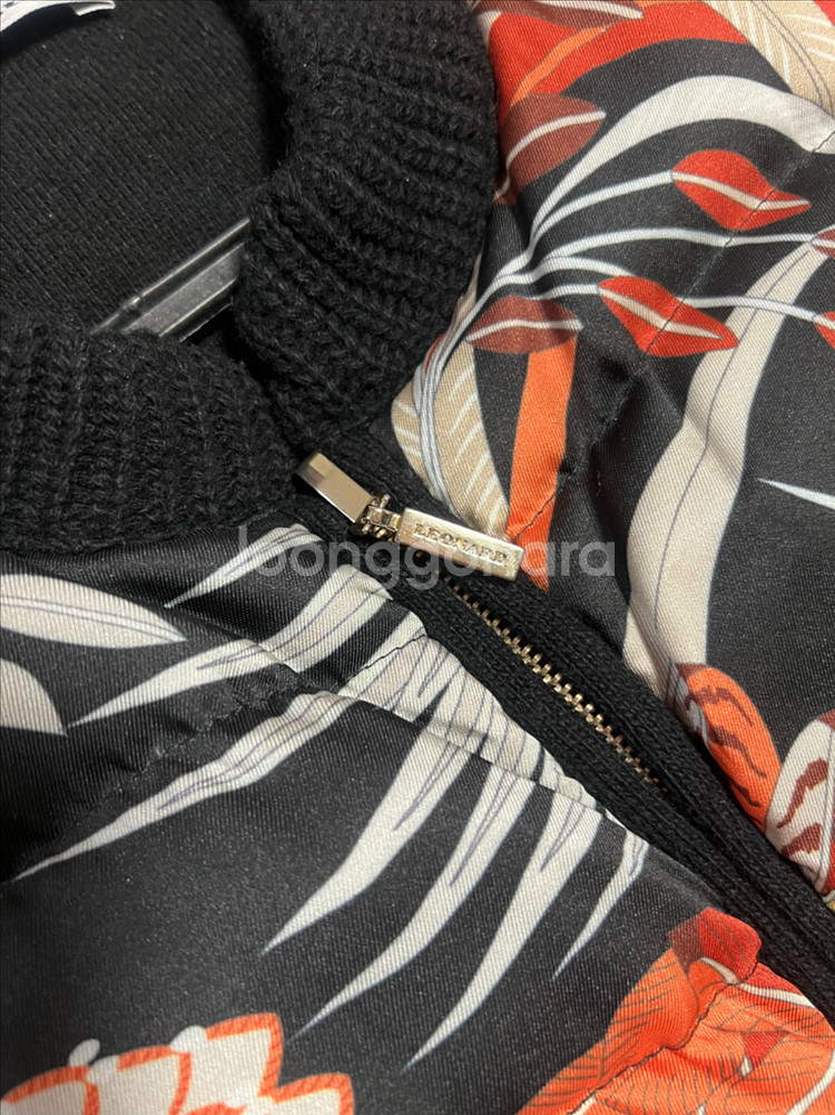 XL) 레오나드 LEONARD 캐시미어 구스다운 베스트 거위털 니트 패딩 조끼 점퍼 자켓 레오날드--6