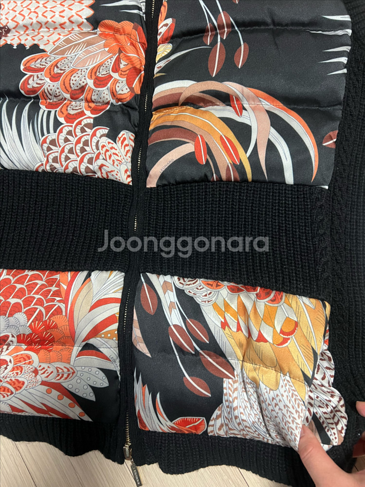 XL) 레오나드 LEONARD 캐시미어 구스다운 베스트 거위털 니트 패딩 조끼 점퍼 자켓 레오날드--5