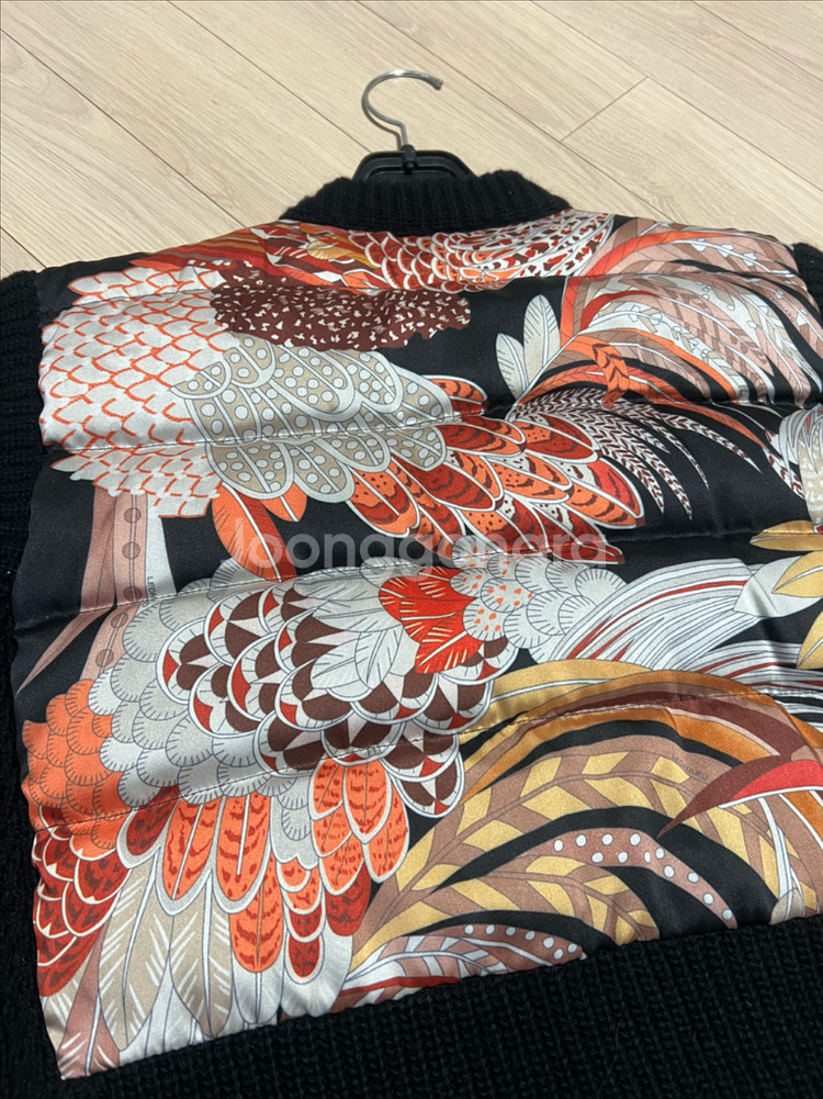 XL) 레오나드 LEONARD 캐시미어 구스다운 베스트 거위털 니트 패딩 조끼 점퍼 자켓 레오날드--14