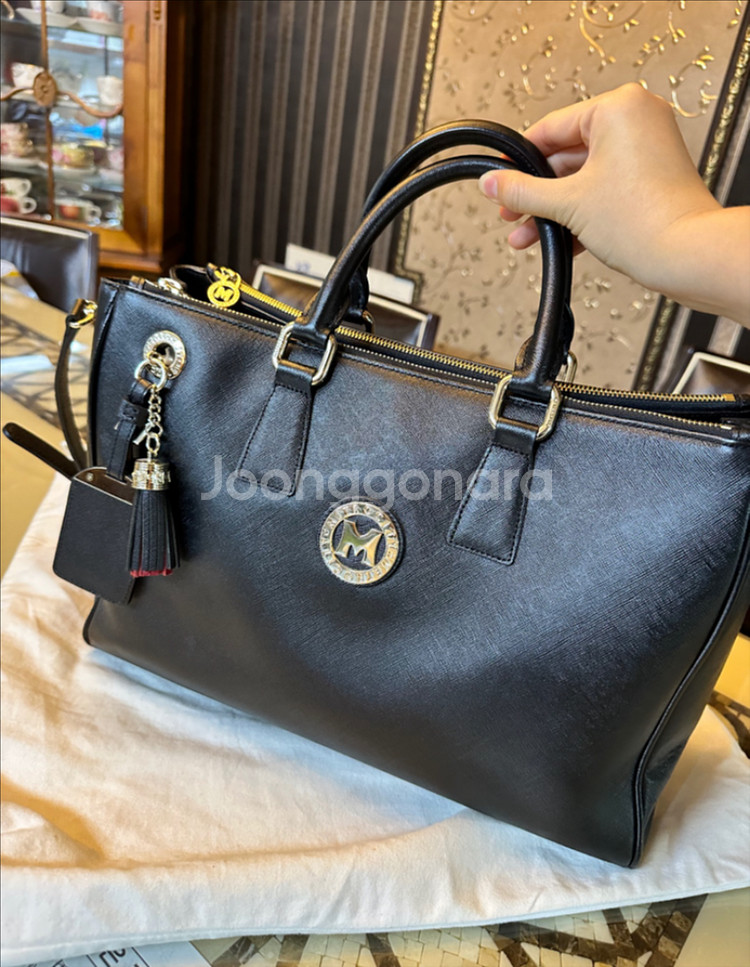 메트로시티 블랙 핸드백 여자가방--0