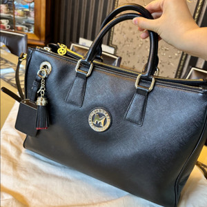 메트로시티 블랙 핸드백 여자가방