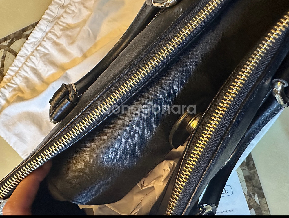 메트로시티 블랙 핸드백 여자가방--4