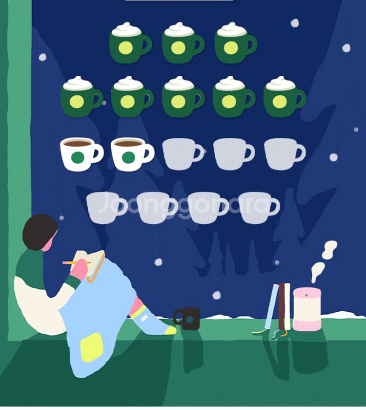 (교환)스타벅스 프리퀀시 미션2에서 일반3 교환합니다--0