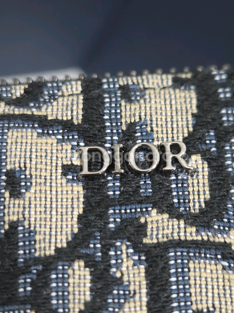 [새상품] 디올 오블리크 자카드 지퍼 장지갑--2