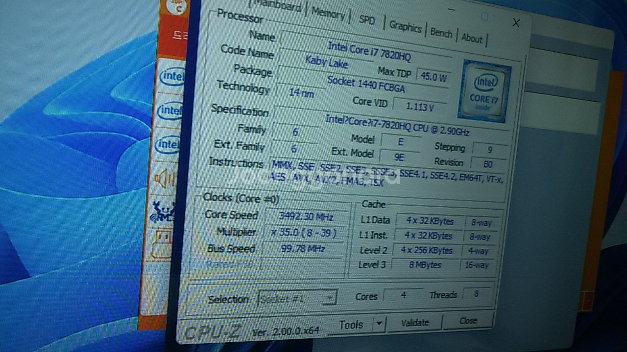 HP 노트북 i7-7820HQ--1