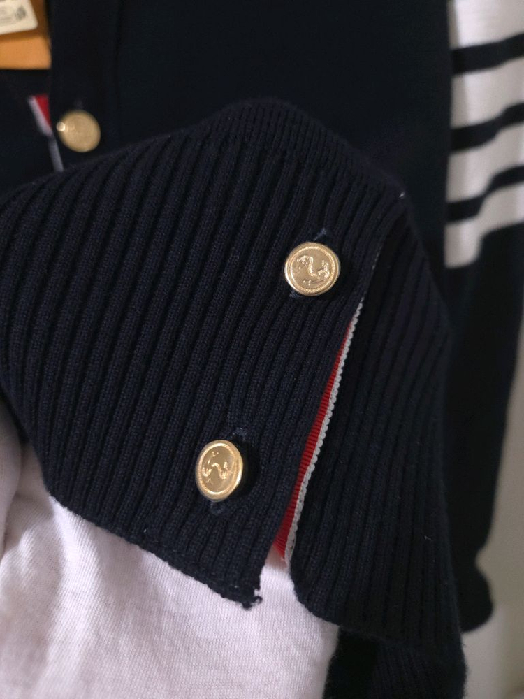 [새상품급, 25Fw] 톰브라운 밀라노스티치 금장 가디건 3Size--6