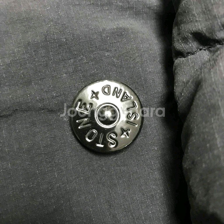 [클로젯][S][백화점판]스톤아일랜드 코튼 나일론 립스탑 다운 피코트--3